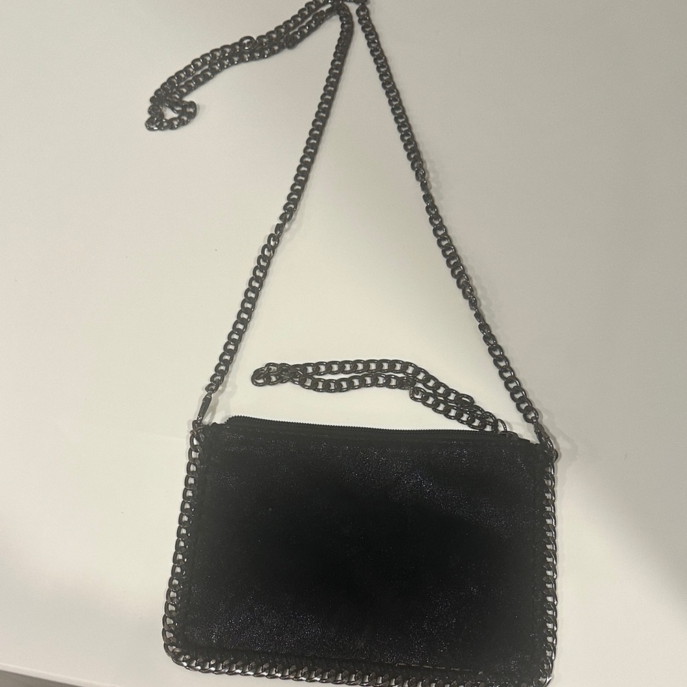 Stylish Black Chain Shoulder Bag